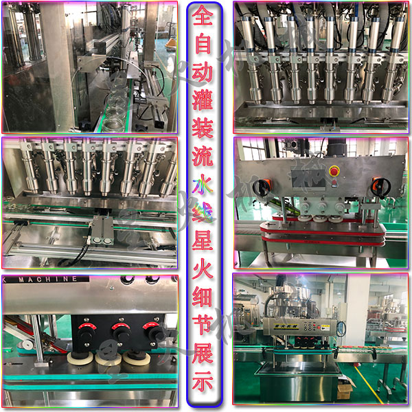 全自動灌裝流水線/液體自動化灌裝流水線